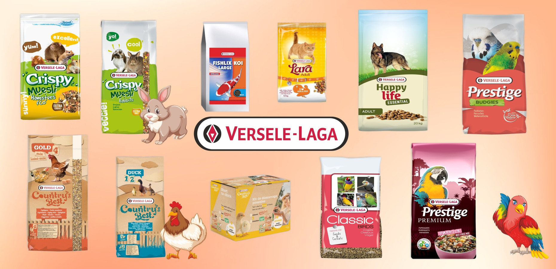 Versele Hühnerfutter - Entenfutter - Vogelfutter im Franks Landhandel in Hohenleipisch