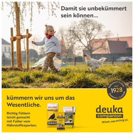 Deuka All-mash VoMiGo LAF 25 kg Mehl gegen die rote Vogelmilbe