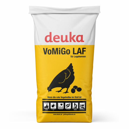 Deuka All-mash VoMiGo LAF 25 kg Pellets gegen die rote Vogelmilbe