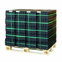 REKORD 25 kg Braunkohlebriketts als Palette 40 x 25 kg