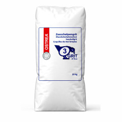 Muschelschrot - Muschelgrit 25 kg Körnung von 2-5 mm